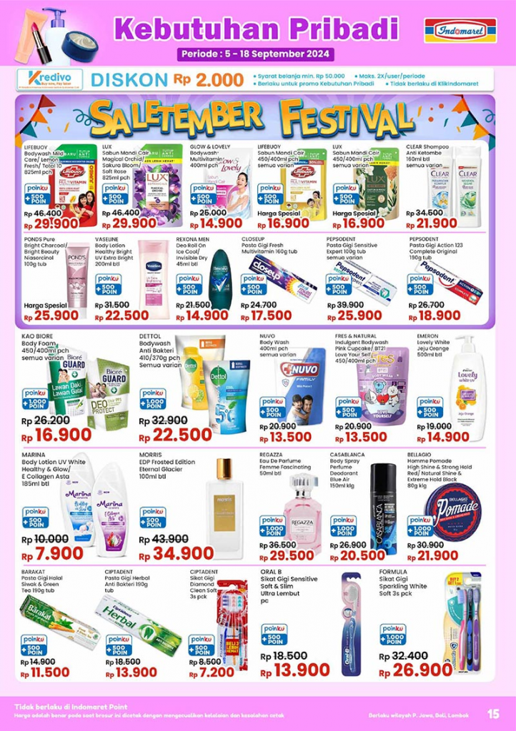 Katalog Promo Kebutuhan Pribadi Indomaret